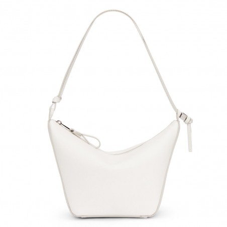 Loewe Mini Hammock Hobo Bag in White Calfskin 333