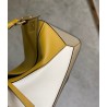 Loewe Puzzle Small Bag In Ochre/White/Taupe Calfskin 354