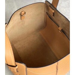 Loewe Hammock Nugget Bag In Brown Calfskin 415