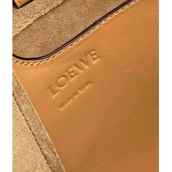 Loewe Hammock Nugget Bag In Brown Calfskin 415