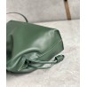 Loewe Flamenco Clutch Bag in Bottle Green Nappa Calfskin  315