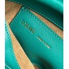 Loewe Paseo Satchel Bag in Green Nappa Leather 343