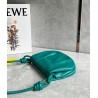 Loewe Paseo Satchel Bag in Green Nappa Leather 343