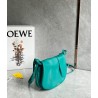 Loewe Paseo Satchel Bag in Green Nappa Leather 343