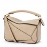 Loewe Puzzle Mini Bag In Sandy Grained Calfskin 412