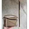 Loewe Puzzle Mini Bag In Sandy Grained Calfskin 412