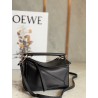 Loewe Mini Puzzle Bag In Black Calfskin Leather 103