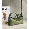 Loewe Puzzle Hobo Bag In Green Nappa Calfskin 331