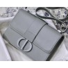 Dior 30 Montaigne Bag In Grey Ultra Matte Grained Calfskin 246