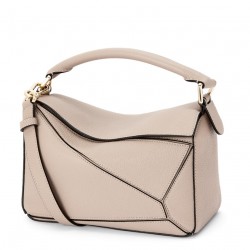 Loewe Puzzle Small Bag In Sandy Grained Leather 364