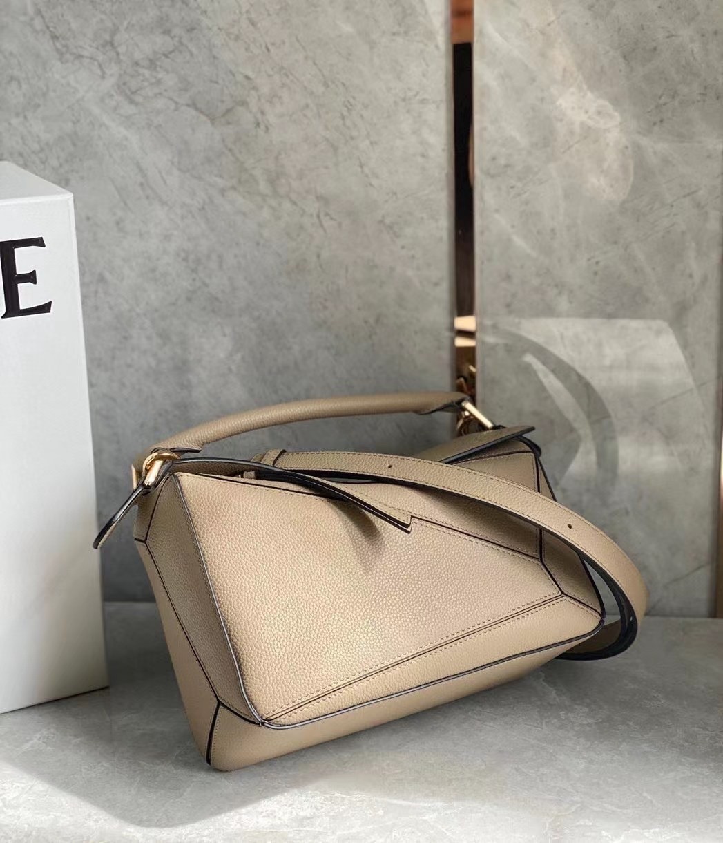 Loewe Puzzle Small Bag In Sandy Grained Leather 364