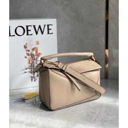 Loewe Puzzle Small Bag In Sandy Grained Leather 364