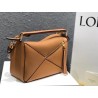 Loewe Small Puzzle Bag In Tan Grained Calfskin 250