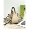 Loewe Mini Hammock Drawstring Bag In Sand Calfskin 399