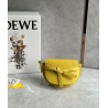 Loewe Gate Dual Mini Bag in Yellow Calfskin 634