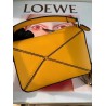 Loewe Puzzle Mini Bag In Avocado Green Calfskin 661