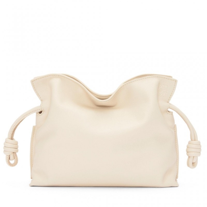 Loewe Mini Flamenco Clutch Bag In Angora Calfskin 687