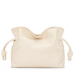 Loewe Mini Flamenco Clutch Bag In Angora Calfskin 687