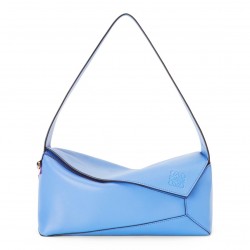 Loewe Puzzle Hobo Bag In Blue Nappa Calfskin 742