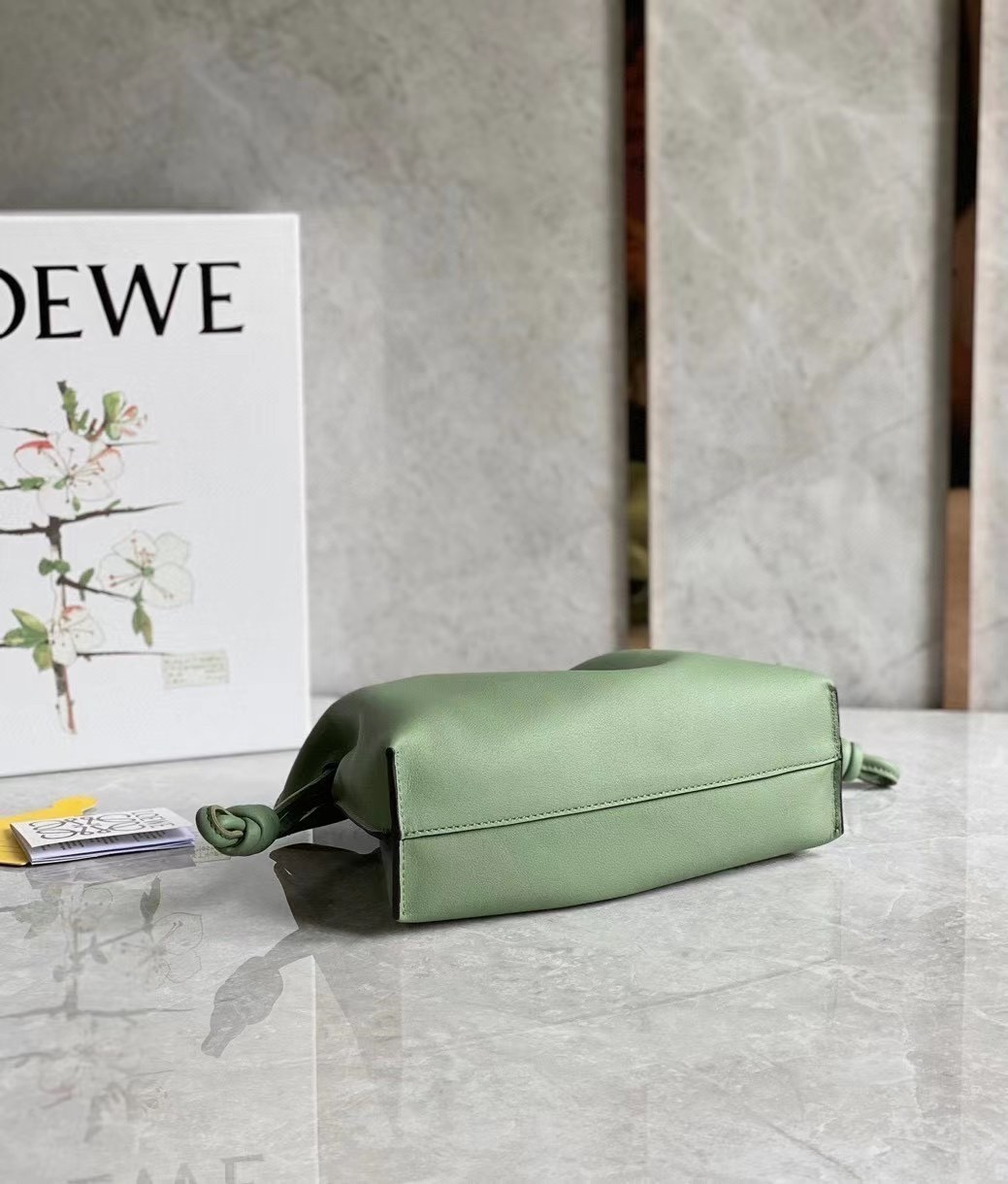 Loewe Flamenco Mini Clutch In Rosemary Nappa Leather 772