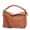 Loewe Puzzle Medium Bag In Brown Classic Calfskin 804