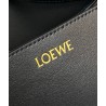 Loewe Medium Puzzle Fold Tote Bag in Black Calfskin 845