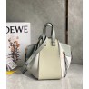 Loewe Small Hammock Multicolour Bag In Grey Calfskin 913