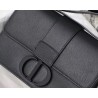 Dior 30 Montaigne Bag In Black Ultra Matte Grained Calfskin 723