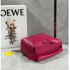 Loewe Puzzle Edge Small Bag In Ruby Red Satin Calfskin 124