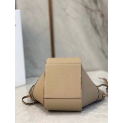 Loewe Mini Hammock Drawstring Bag In Sand Leather 483