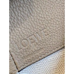 Loewe Mini Hammock Drawstring Bag In Sand Leather 483
