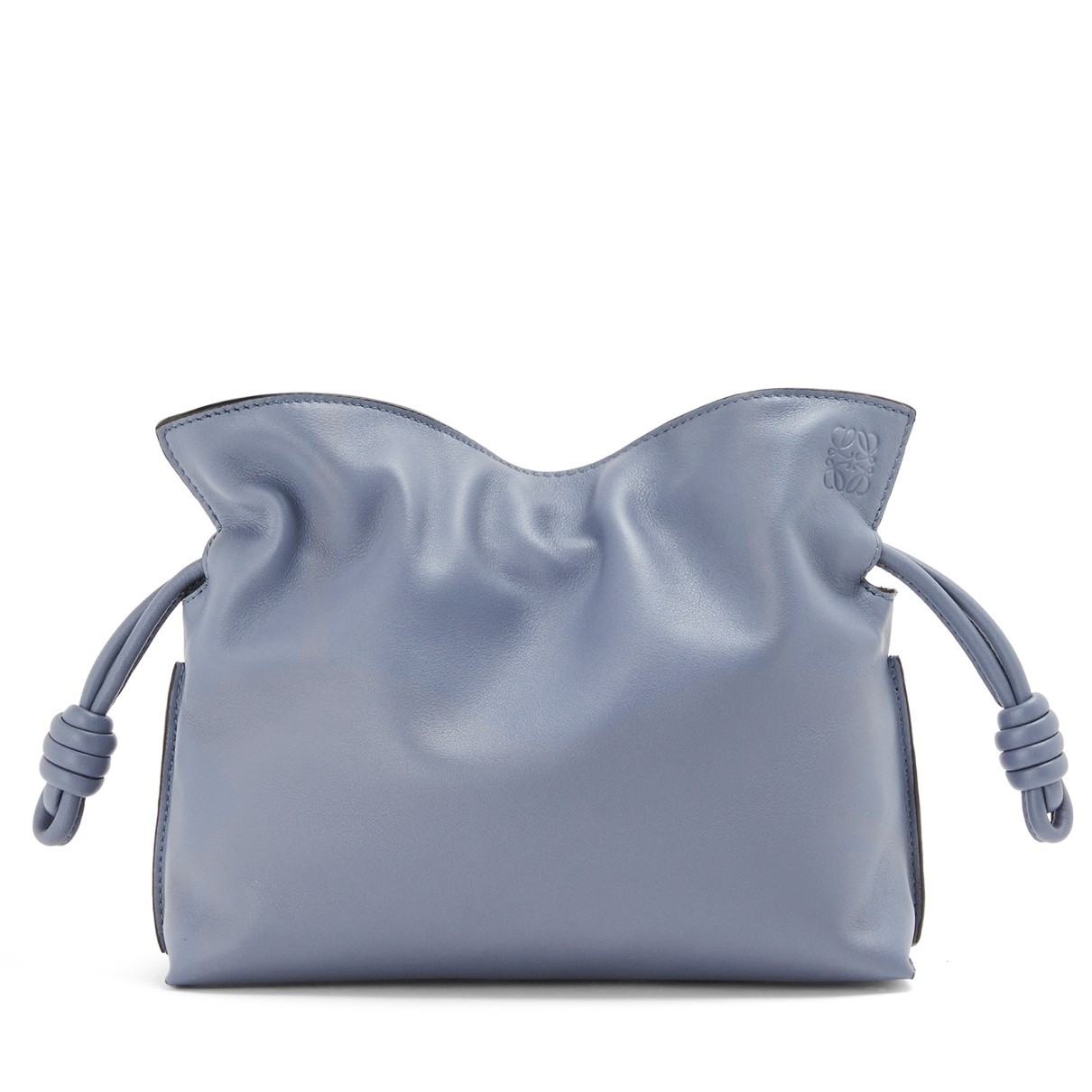 Loewe Flamenco Clutch In Atlantic Blue Nappa Leather 550