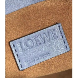 Loewe Flamenco Clutch In Atlantic Blue Nappa Leather 550