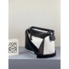 Loewe Small Puzzle Bag In Black/Taupe/White Calfskin 602