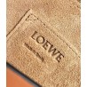 Loewe Small Gate Bag In Tan Calfskin and Jacquard 113