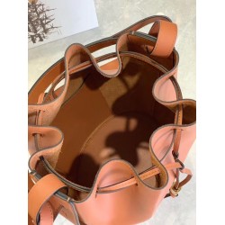 Loewe Medium Balloon Bucket Bag In Camel Calfskin 190