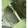 Loewe Compact Hammock Bag in Lime Green Satin Calfskin 555