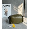 Loewe Small Squeeze Bag in Olive Nappa Lambskin 587