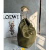 Loewe Small Squeeze Bag in Olive Nappa Lambskin 587