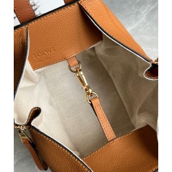 Loewe Compact Hammock Bag in Light Caramel Grained Calfskin 613