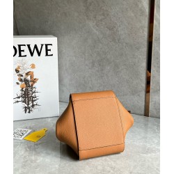 Loewe Compact Hammock Bag in Light Caramel Grained Calfskin 613