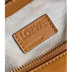 Loewe Puzzle Hobo Bag In Brown Nappa Calfskin  598