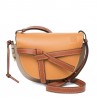 Loewe Small Gate Bag In Amber/Grey Soft Calfskin 481