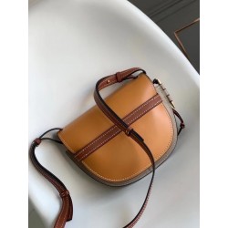 Loewe Small Gate Bag In Amber/Grey Soft Calfskin 481