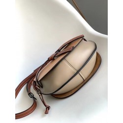 Loewe Small Gate Bag In Amber/Grey Soft Calfskin 481