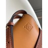Loewe Small Gate Bag In Amber/Grey Soft Calfskin 481