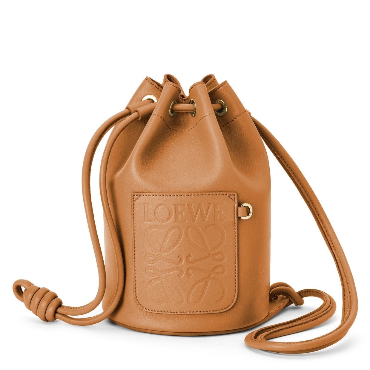 Loewe Small Sailor Bucket Bag In Brown Nappa Leather 532