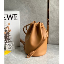 Loewe Small Sailor Bucket Bag In Brown Nappa Leather 532