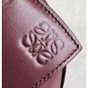 Loewe Puzzle Small Bag In Burgundy Satin Calfskin 574