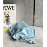 Loewe Flamenco Clutch Bag In Dusty Blue Calfskin 602